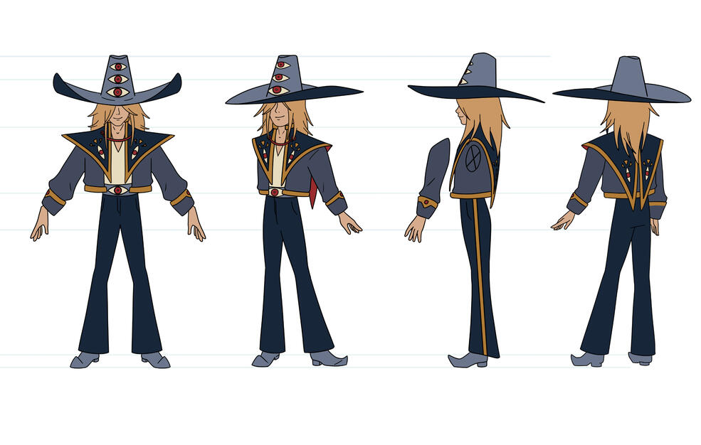 Ni No Kuni character design assignment - turnaround