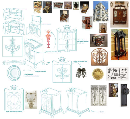 Prop design assignment - cabinet thumbnails